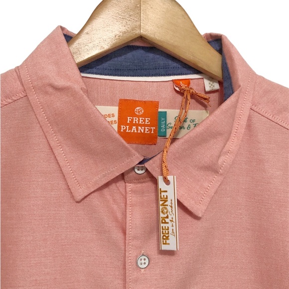 NWT Free Planet Button Up Shirt - Picture 4 of 11
